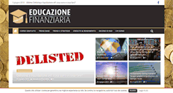 Desktop Screenshot of educazionefinanziaria.com